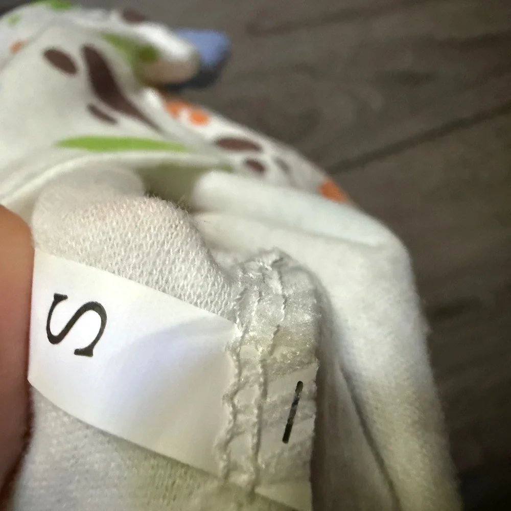 Small Dog Pajamas Paw Print Sleepwear White Blue Orange Green S